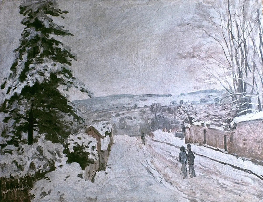 Via del Cuore Volante a Louveciennes - Alfred Sisley