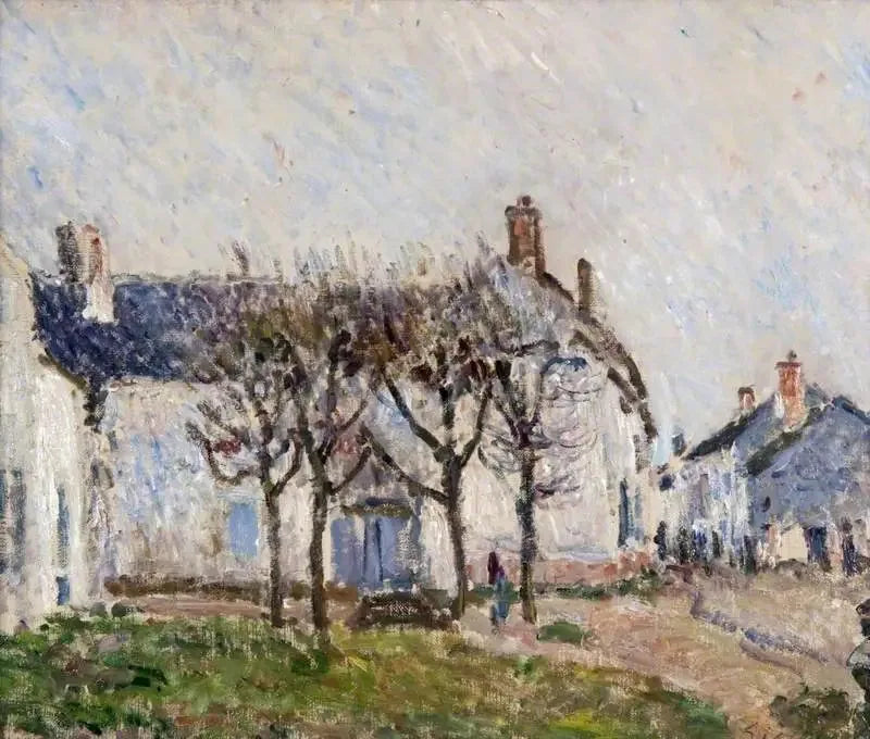 Via del Villaggio, Moret-sur-Loing - Alfred Sisley