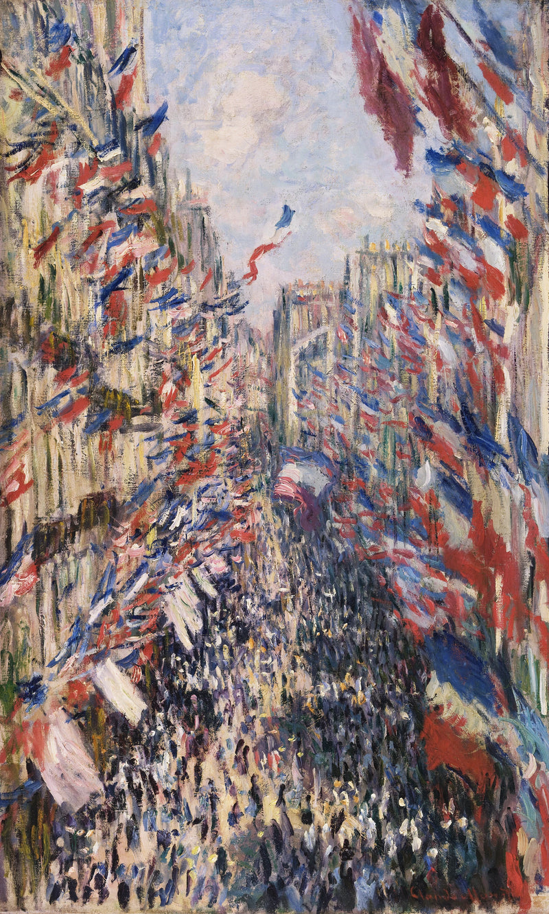 Rue Montorgueil, celebrazione del 30 giugno 1878 W469 - Claude Monet