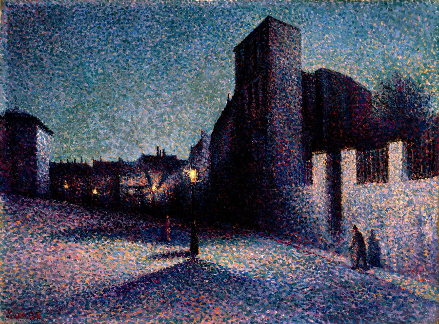 Rue Ravignan, Parigi - Maximilien Luce