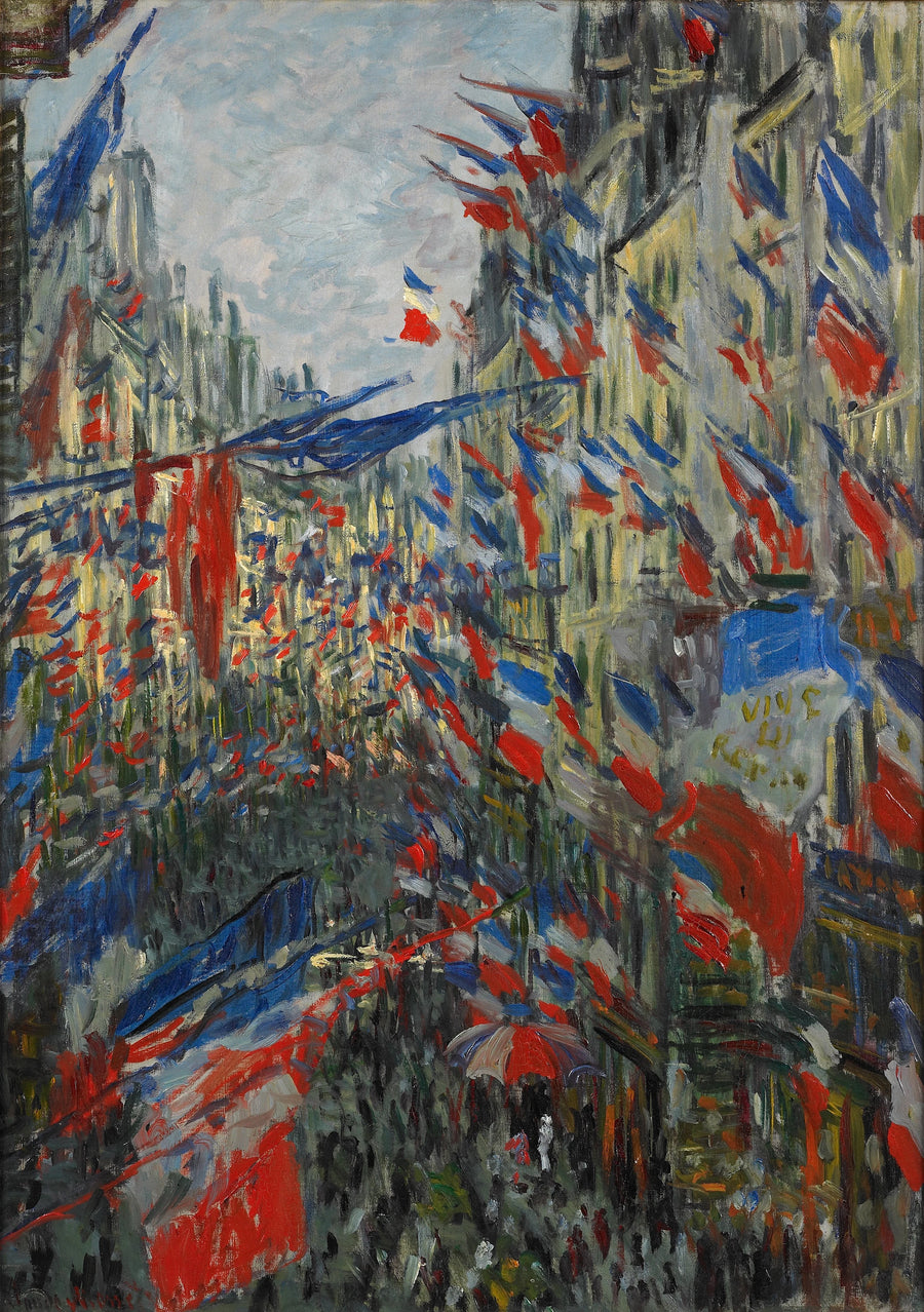 Rue Saint-Denis, festa del 30 giugno 1878 W470 - Claude Monet