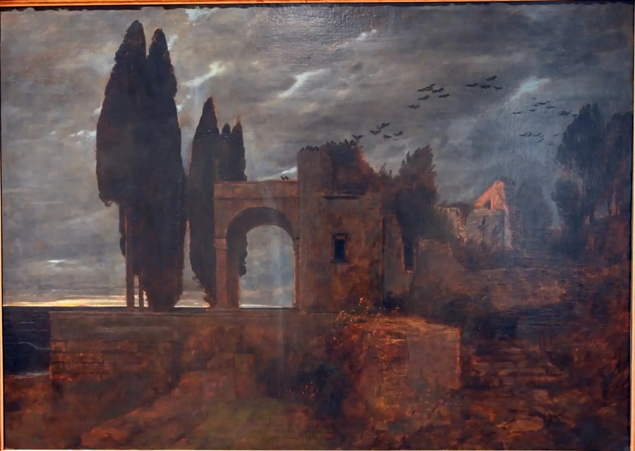 Rovina di Villa vicino al mare - Arnold Böcklin