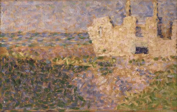Rovine a Grandcamp - Georges Seurat