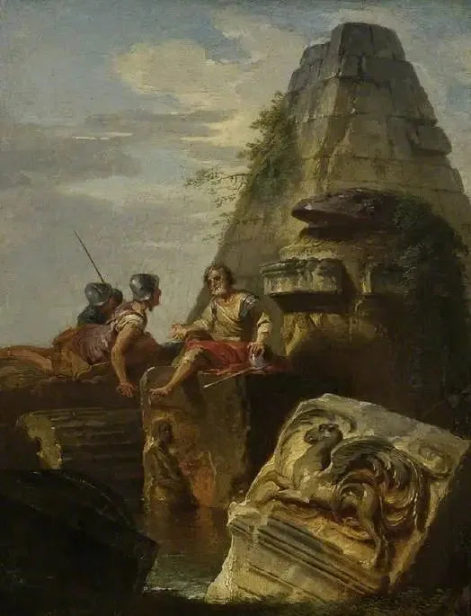 Rovine con figure - Giovanni Paolo Panini