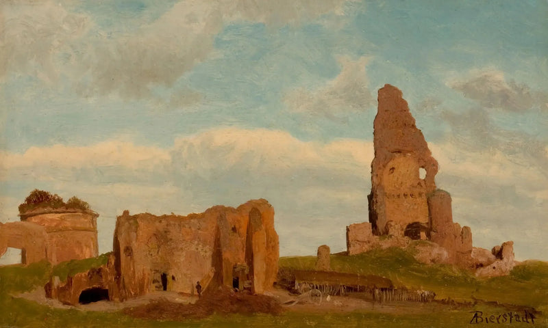 Rovine, campagna romana - Albert Bierstadt