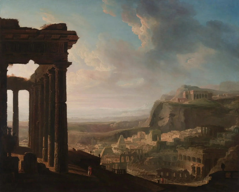 Rovine di una città antica - John Martin