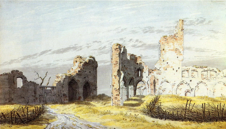 rovine dell'Abbazia di Eldena - Caspar David Friedrich