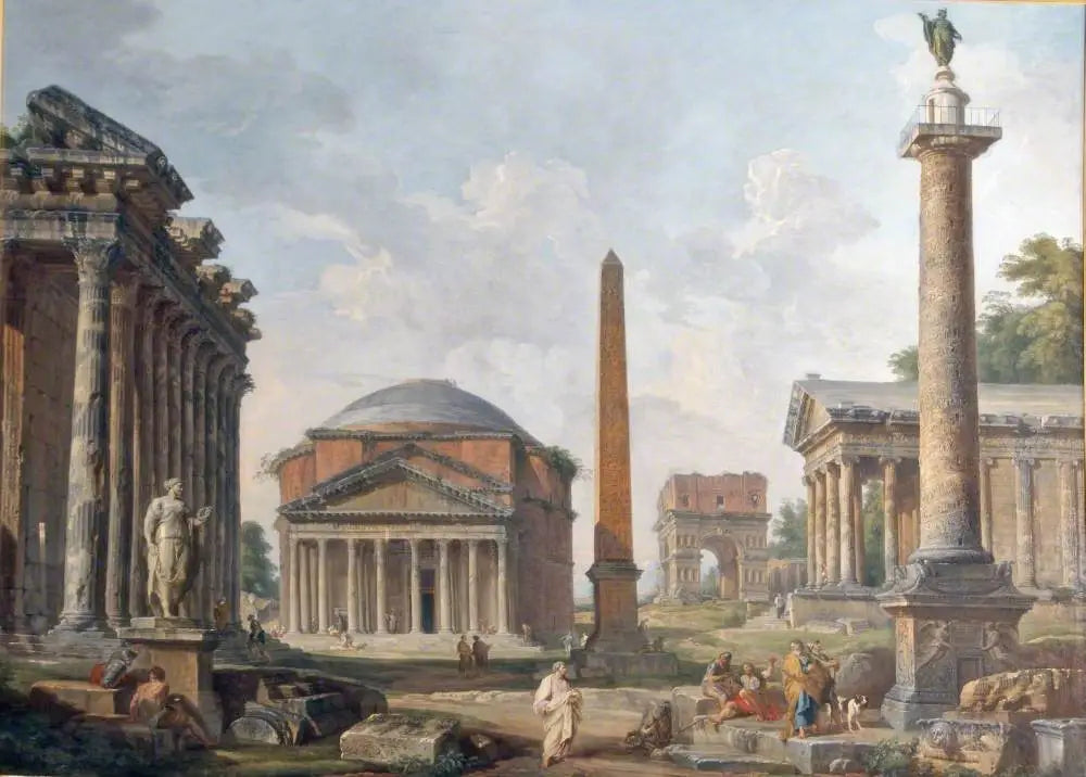 Ruines de Rome - Giovanni Paolo Panini - Alpha Reproduction
