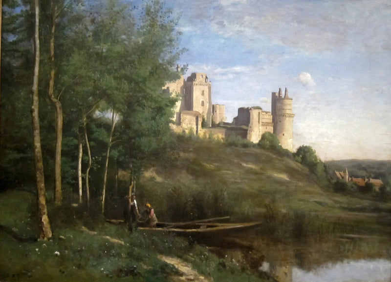 Rovine del Castello di Pierrefonds - Jean-Baptiste Camille Corot