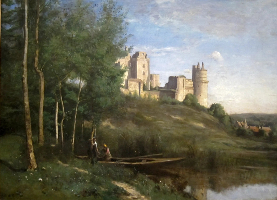 Rovine del Castello di Pierrefonds - Jean-Baptiste Camille Corot
