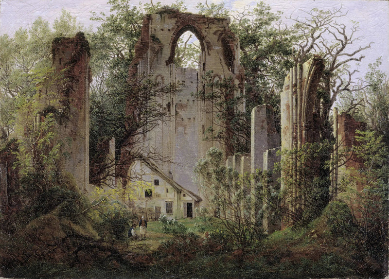 rovine del monastero di Eldena, vicino a Greifswald - Caspar David Friedrich