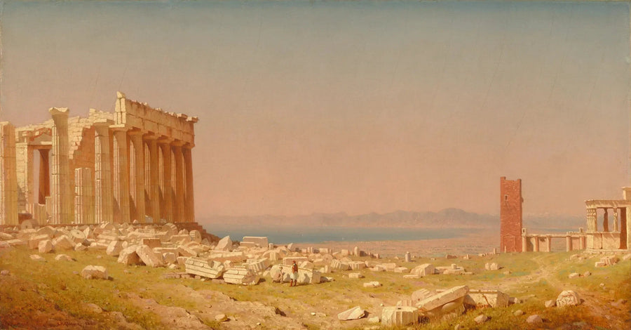 Rovine del Partenone - Sanford Robinson Gifford