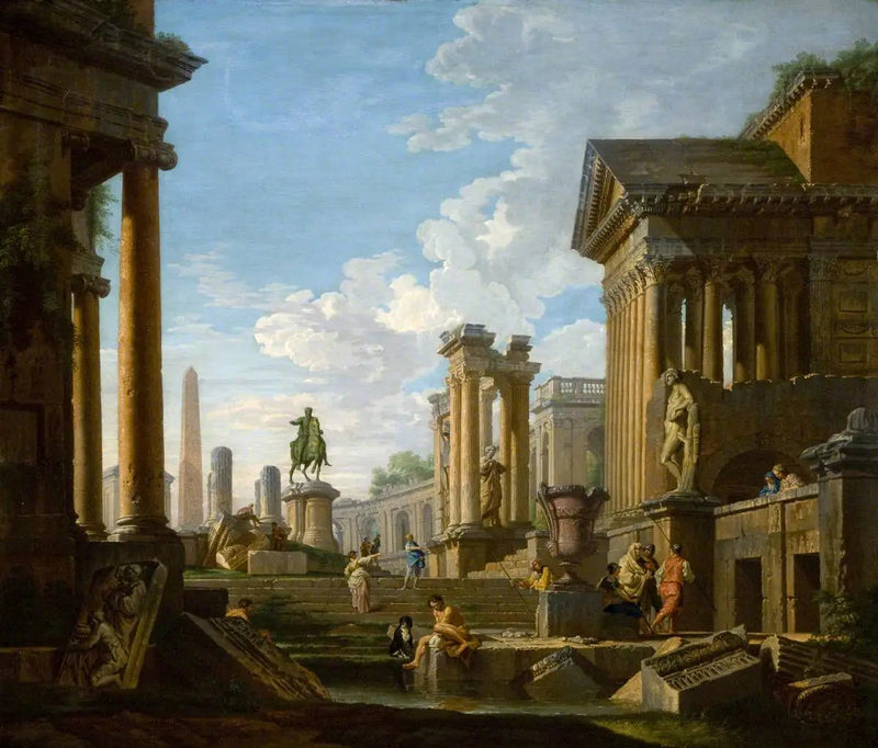 Rovine e figure romane - Giovanni Paolo Panini