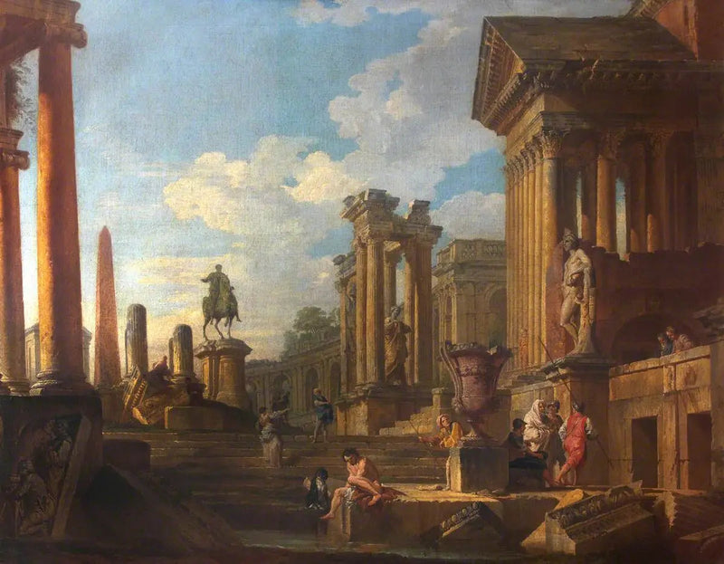 Rovine romane con figure - Giovanni Paolo Panini