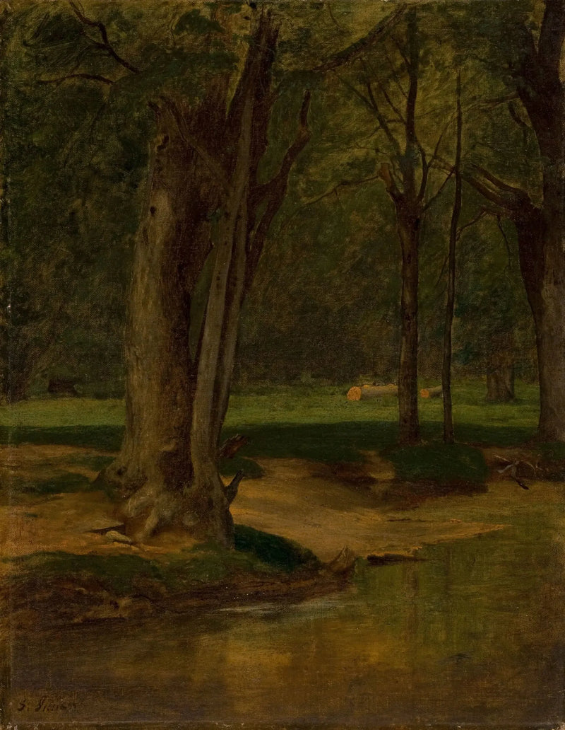 Ruisseau à trote, North Conway - George Inness