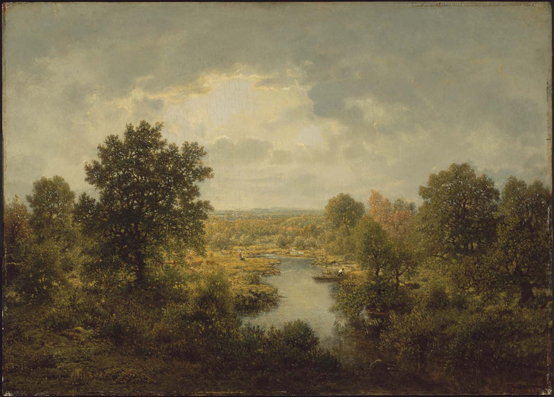 Ruscello boscoso - Theodore Rousseau