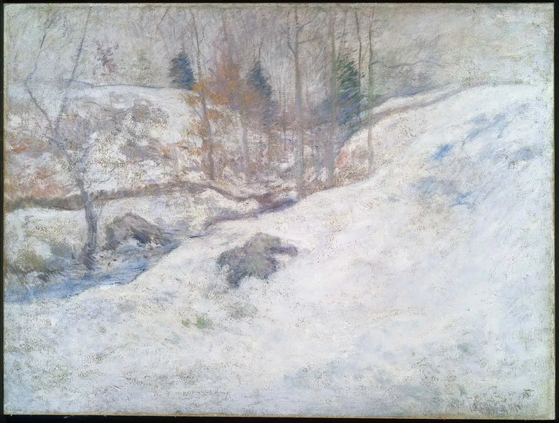Ruscello in inverno - John Henry Twachtman