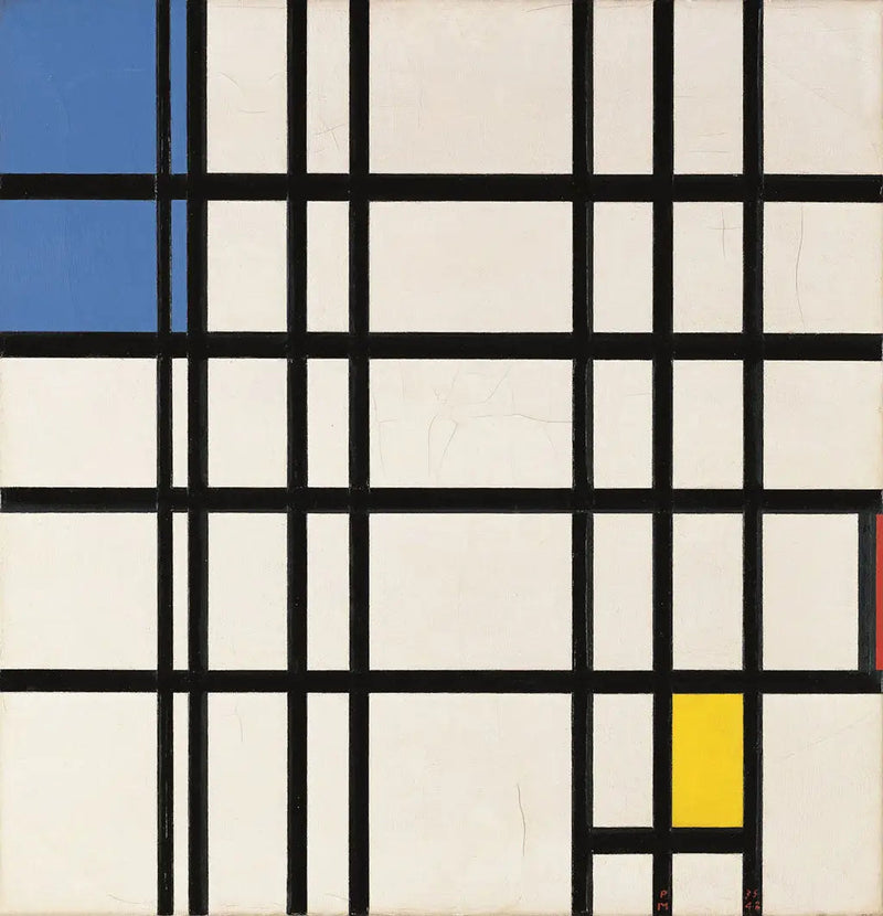 Ritmo di linee rette (e colore?) - Piet Mondrian