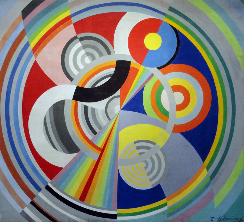 Ritmo n°1, decorazione per il Salone delle Tuileries - Robert Delaunay