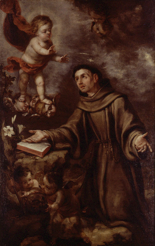 S. Antonius de Padoue e il Bambino Gesù