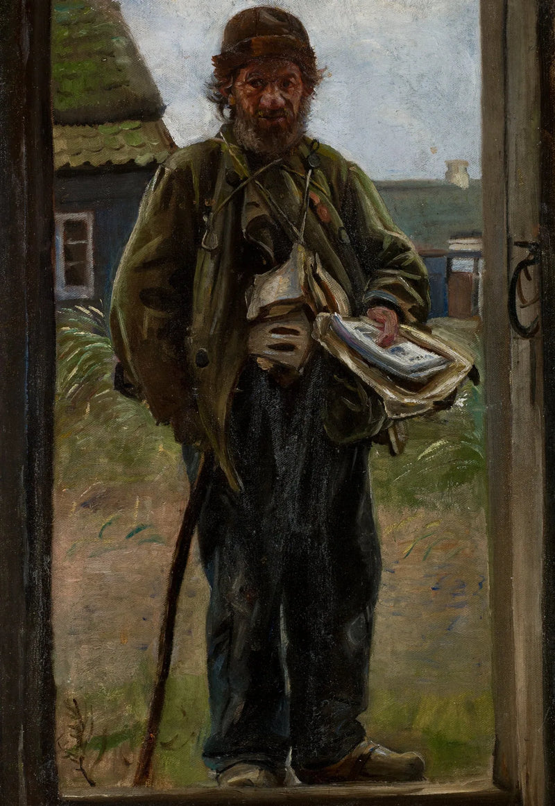 S��ren Bondhagen vende ballate. -Michael Peter Ancher