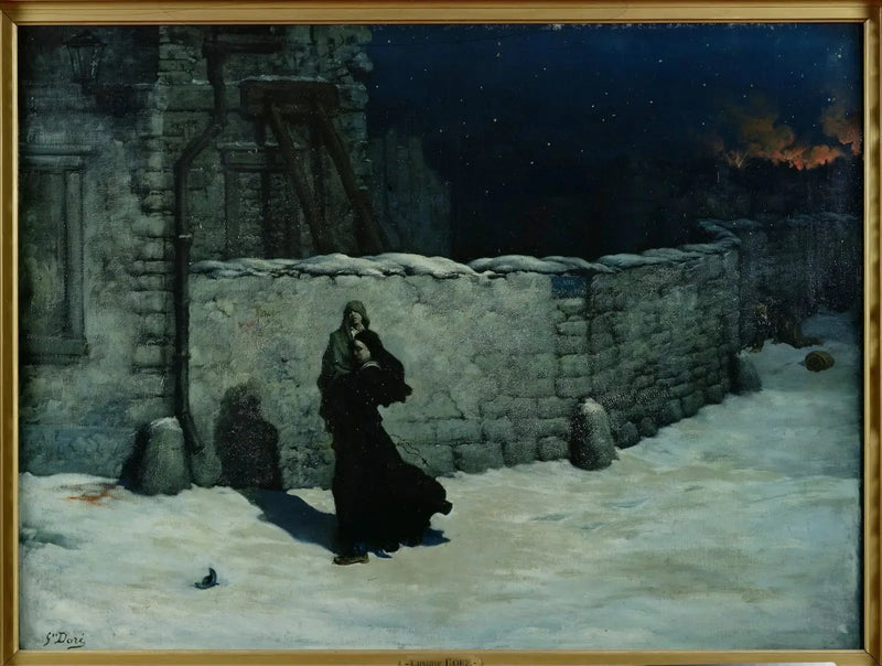 Sœur de la Charité sauvant un enfant. Épisode du siège de Paris - Gustave Doré