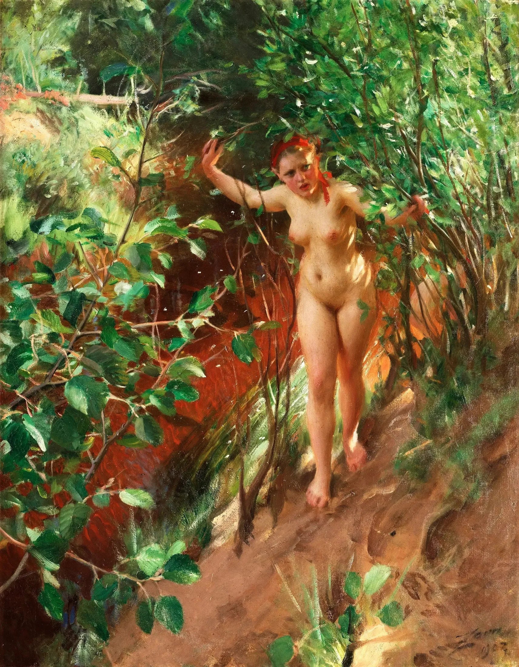 Sable rouge - Anders Zorn image 1 copie de tableau peinte à la main