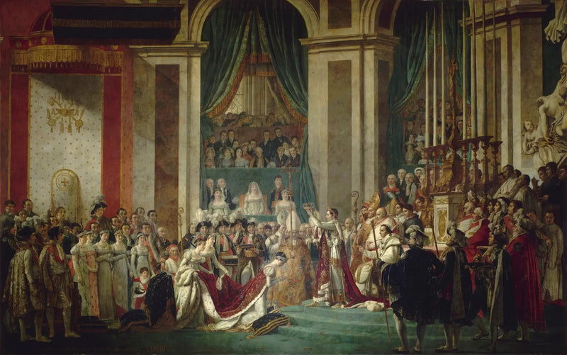 Incoronazione dell'imperatore Napoleone I e incoronazione dell'imperatrice Giuseppina - Jacques-Louis David