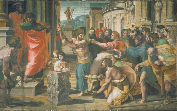 Il sacrificio a Listra, 1515-1516 circa - Raphaël