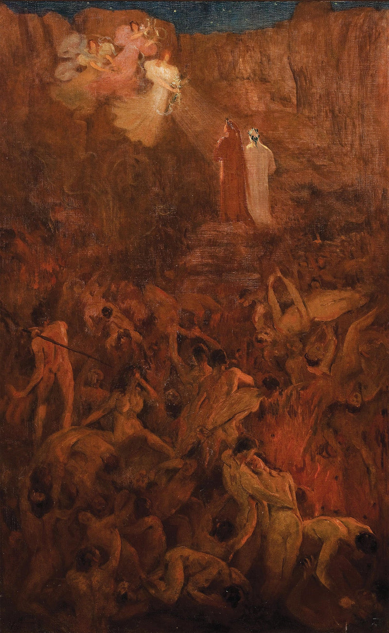 Sa��da da vida pecaminosa - Eliseu Visconti