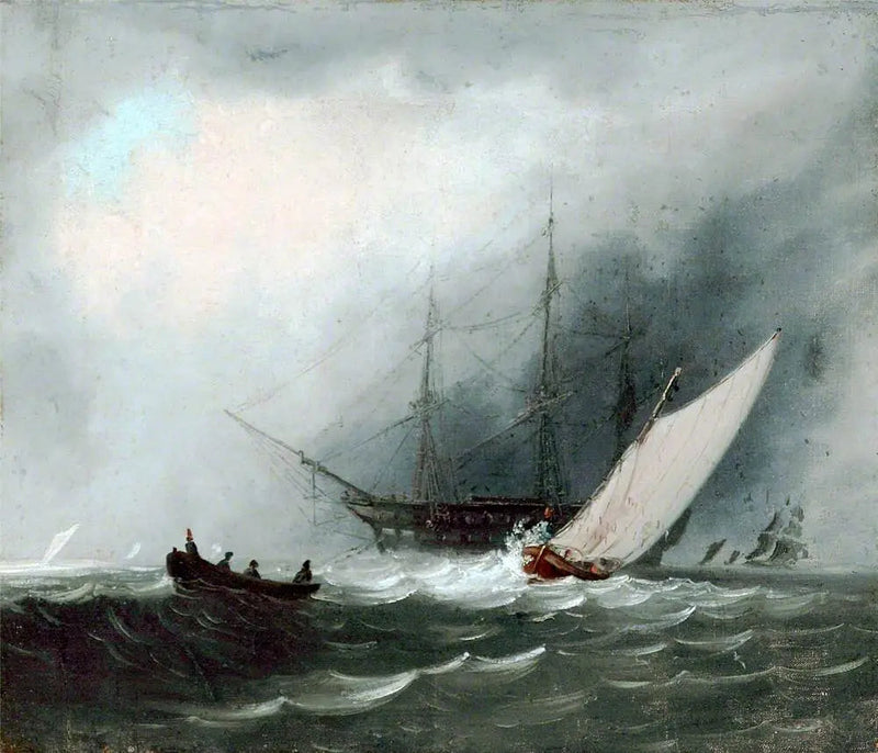 Nave a vela (Nave da guerra) - J. M. W. Turner