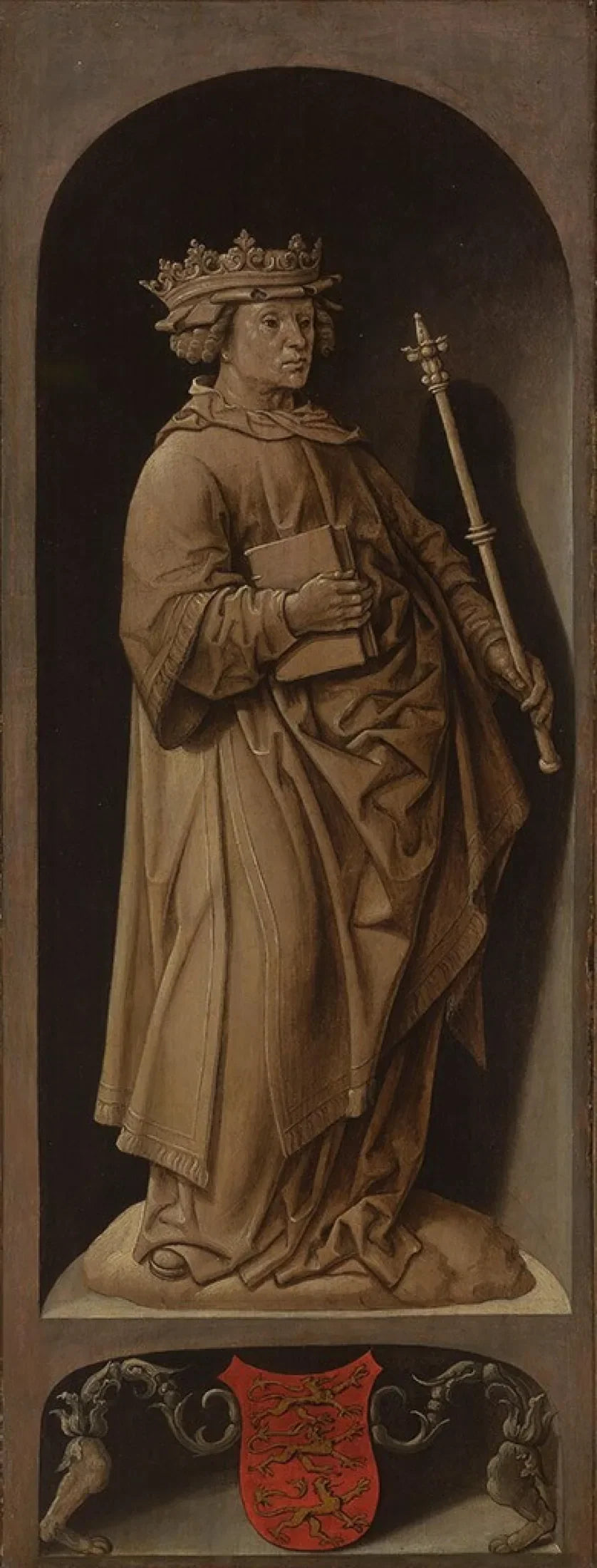 Saint Adalbert - Jacob Cornelisz van Oostsanen image 1 copie de tableau peinte à la main
