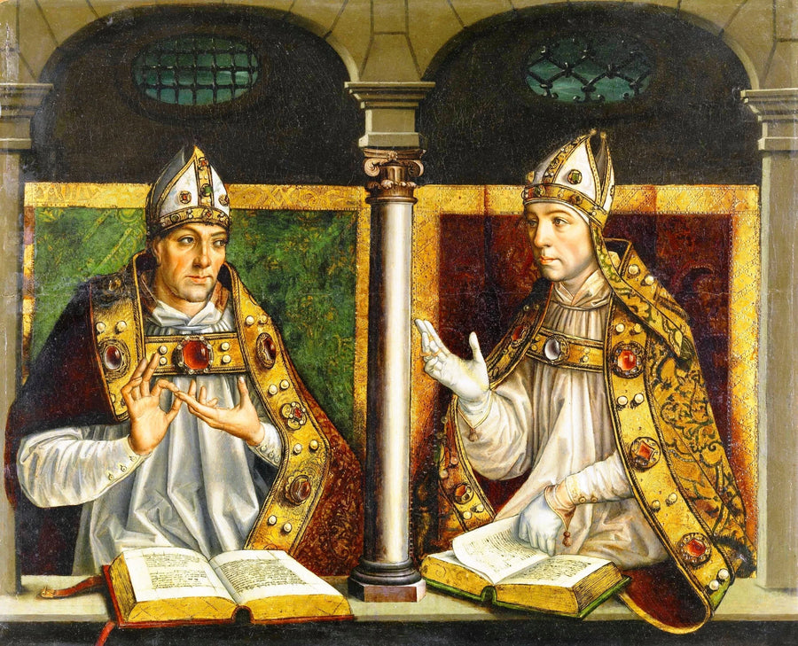 Sant'Ambrogio e Sant'Agostino - Pedro Berruguete