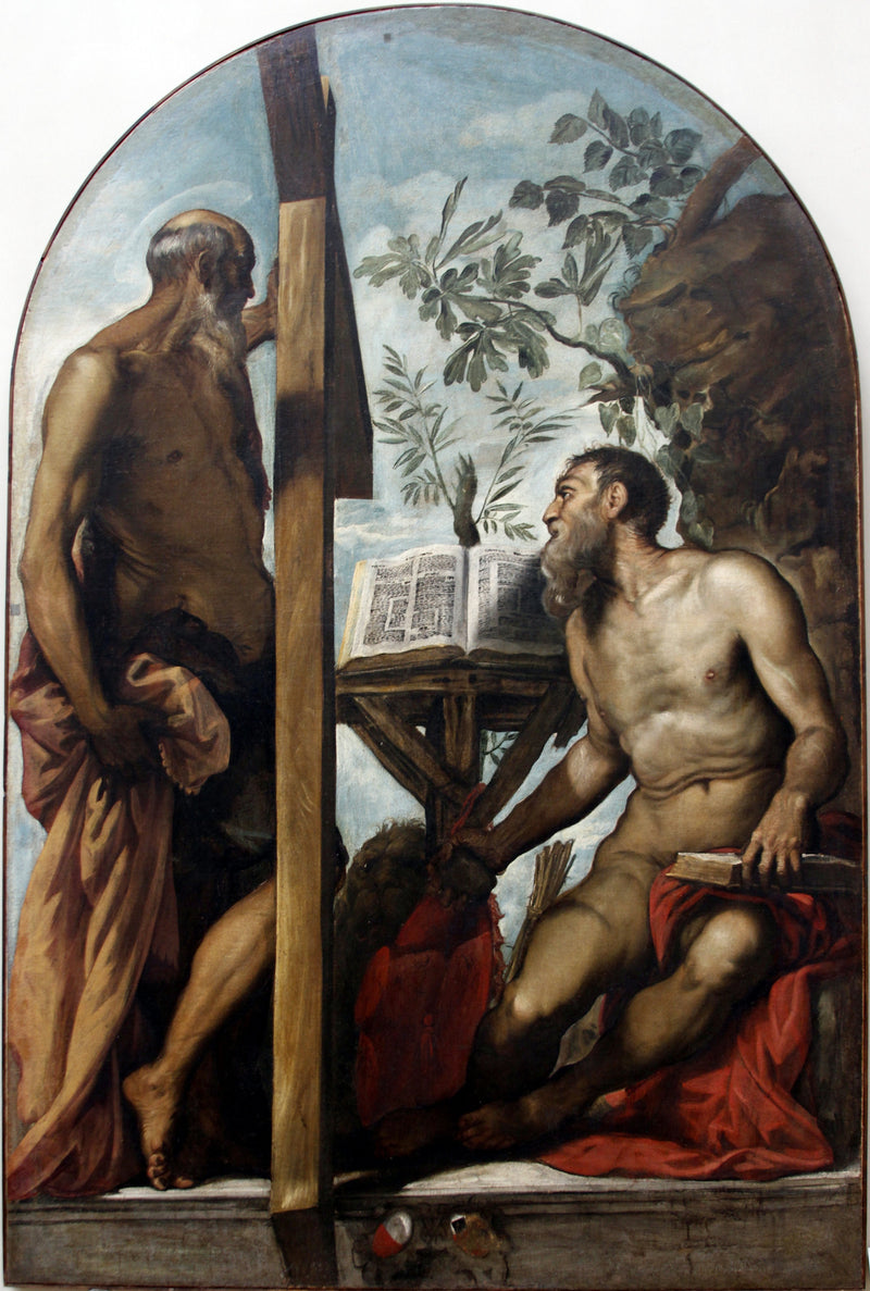 Sant'Andrea e San Girolamo - Jacopo Tintoretto