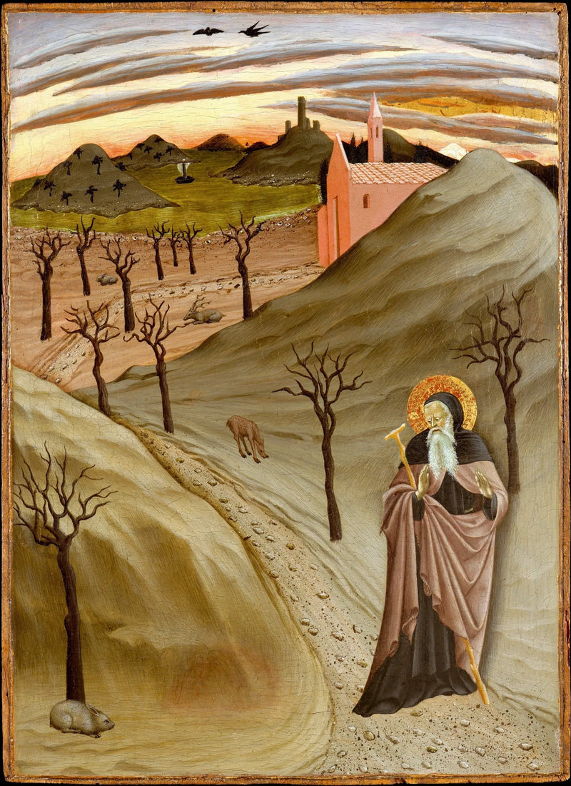 Sant'Antonio abate nel deserto - Master of the Osservanza