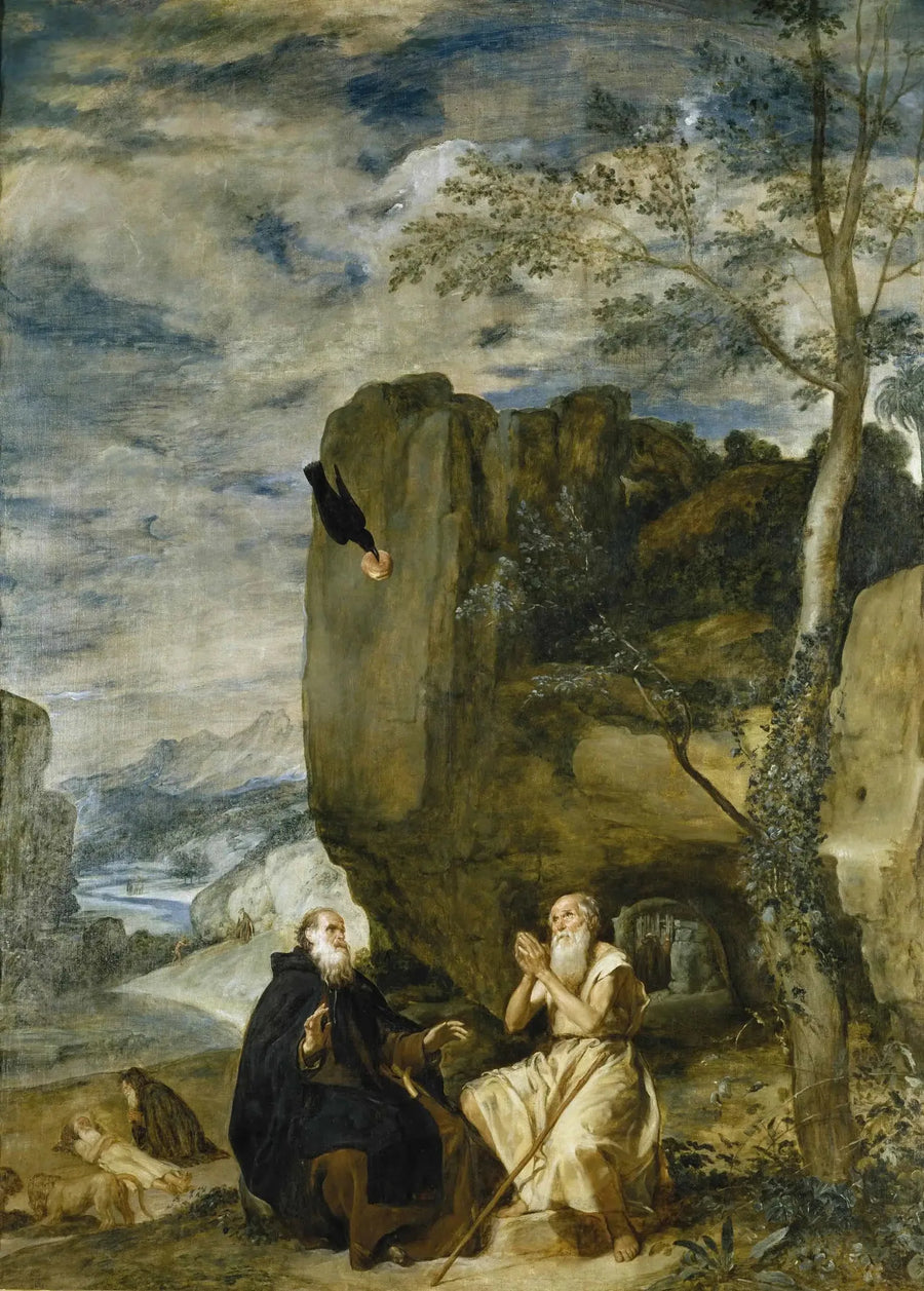 Sant'Antonio Abate e San Paolo, primo eremita - Diego Velázquez