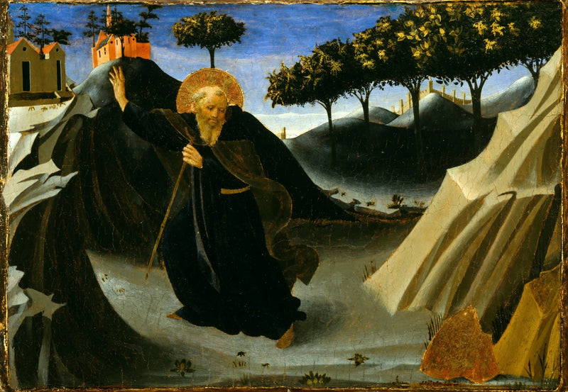 Sant'Antonio Abate che evita la messa d'oro - Fra Angelico
