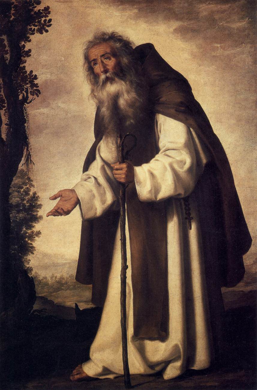 Saint Antoine Abbé - Francisco de Zurbarán - Alpha Reproduction