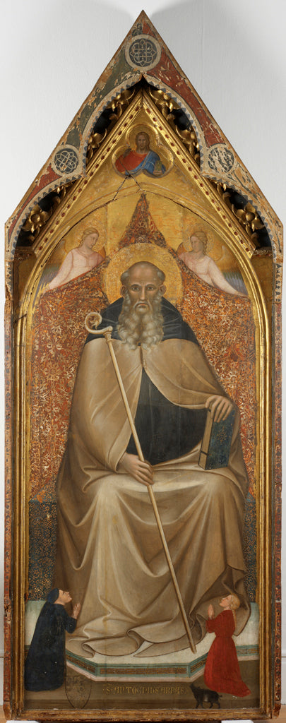 Sant'Antonio, abate insediato - Spinello Aretino