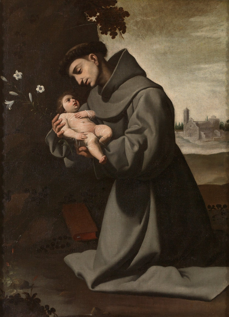 Sant'Antonio di Padova con il Bambino Gesù - Francisco de Zurbarán