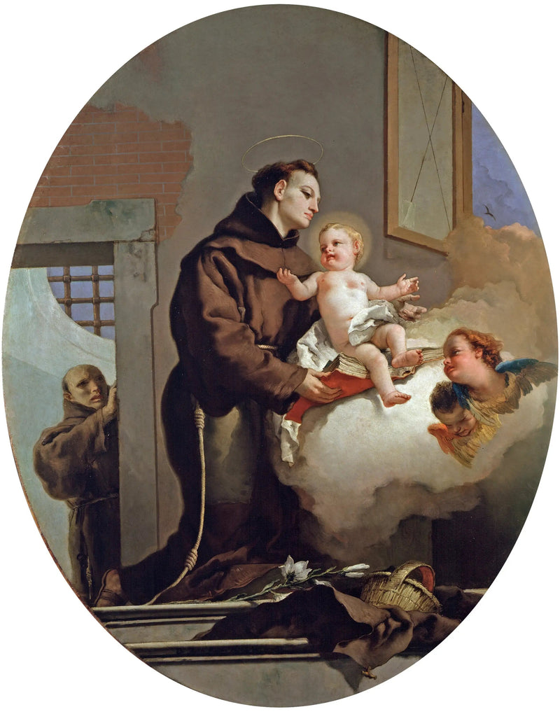 San Antonio di Padova con il Bambino Gesù - Giovanni Battista Tiepolo
