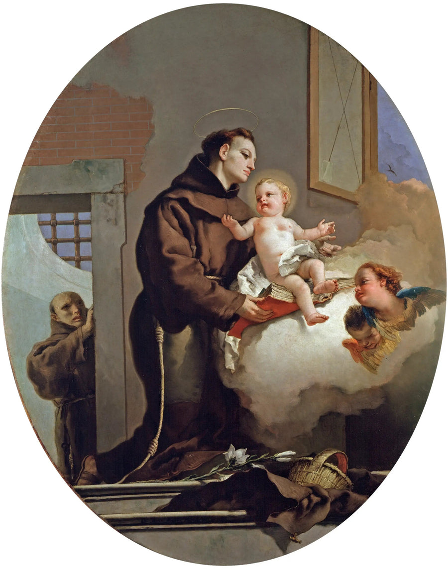 San Antonio di Padova con il Bambino Gesù - Giovanni Battista Tiepolo