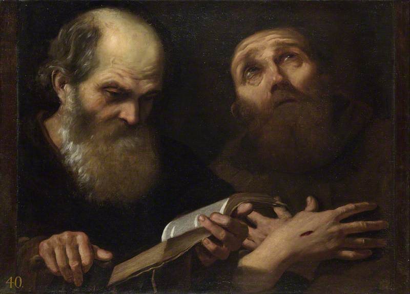 Sant'Antonio l'Abate e San Francesco d'Assisi - Andrea Sacchi