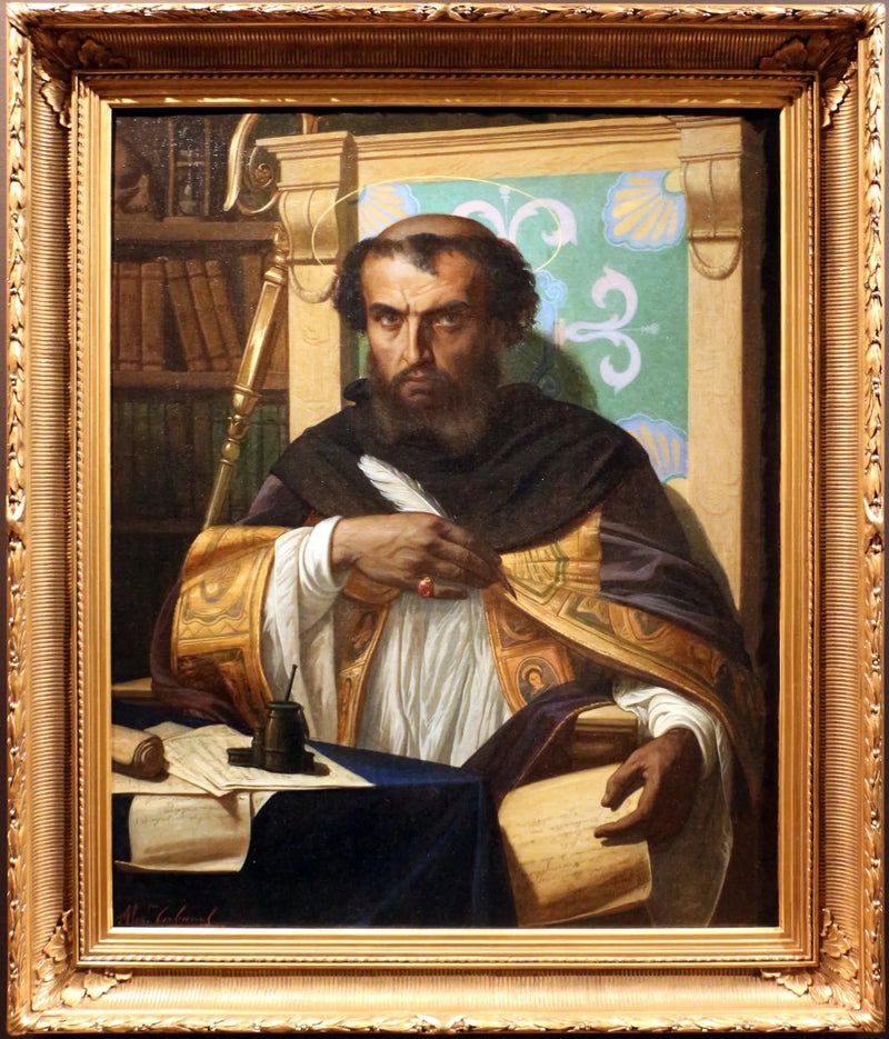 Sant'Agostino nel suo studio - Alexandre Cabanel