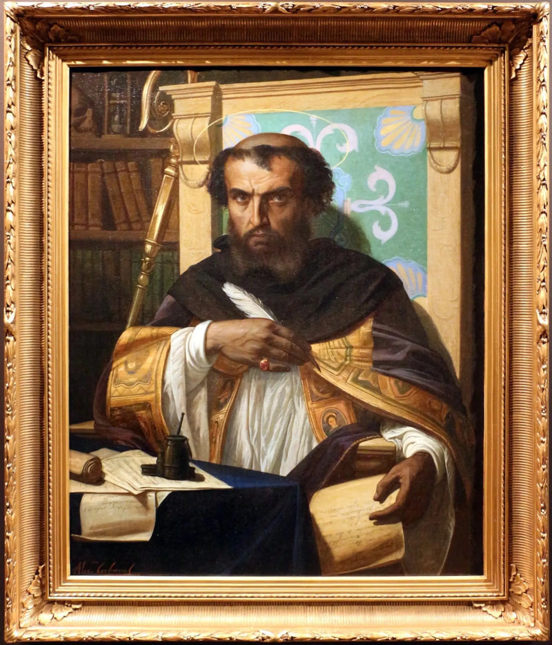 Sant'Agostino nel suo studio - Alexandre Cabanel