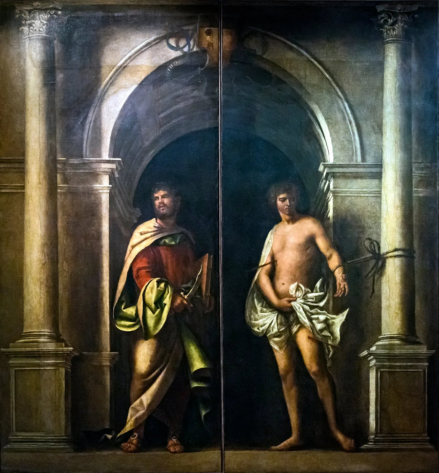 Saint Barthélemy e Saint Sébastien - Sebastiano del Piombo