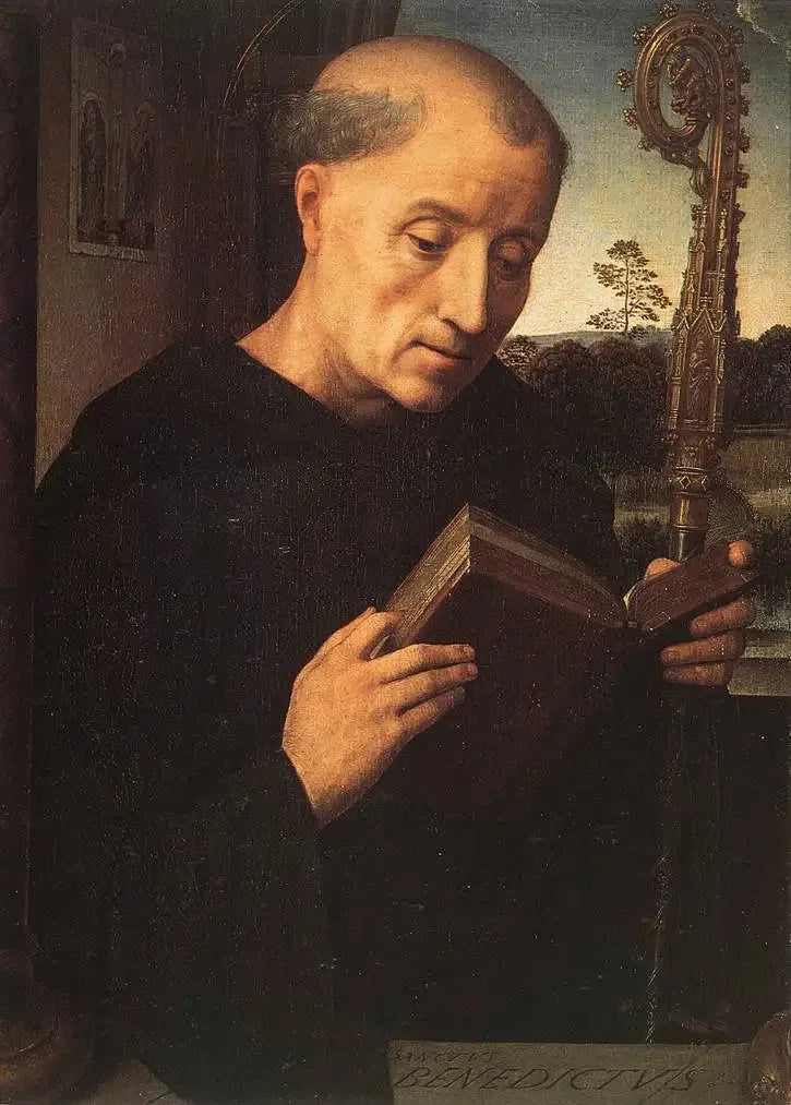 San Benedetto: Ala sinistra - Hans Memling