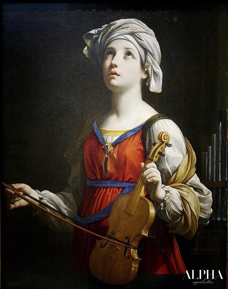 Saint Cecilia - Guido Reni Reproductions de tableaux à la peinture à l’huile