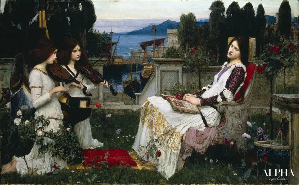 Saint Cecilia - John William Waterhouse Reproductions de tableaux à la peinture à l’huile