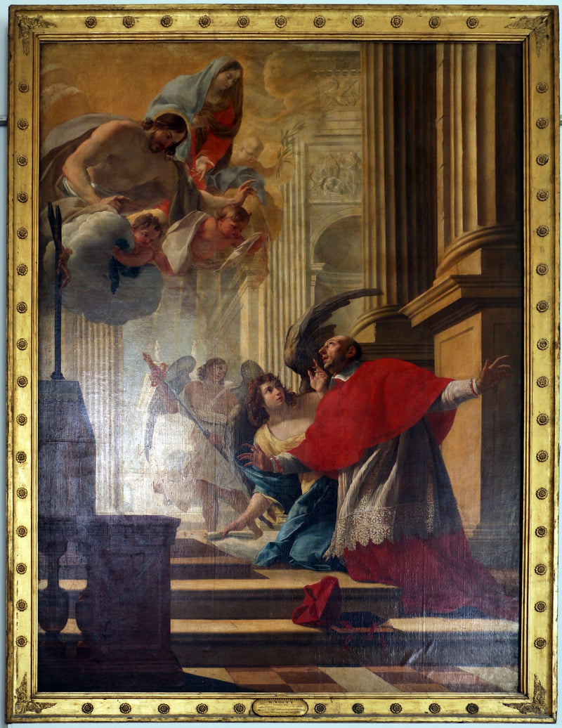 San Carlo Borromeo che prega per i peste di Milano